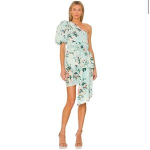 Elliatt esteem dress one shoulder flower print size medium